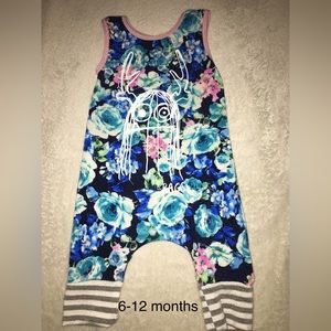 6-12 months Rags to Raches floral Trinity